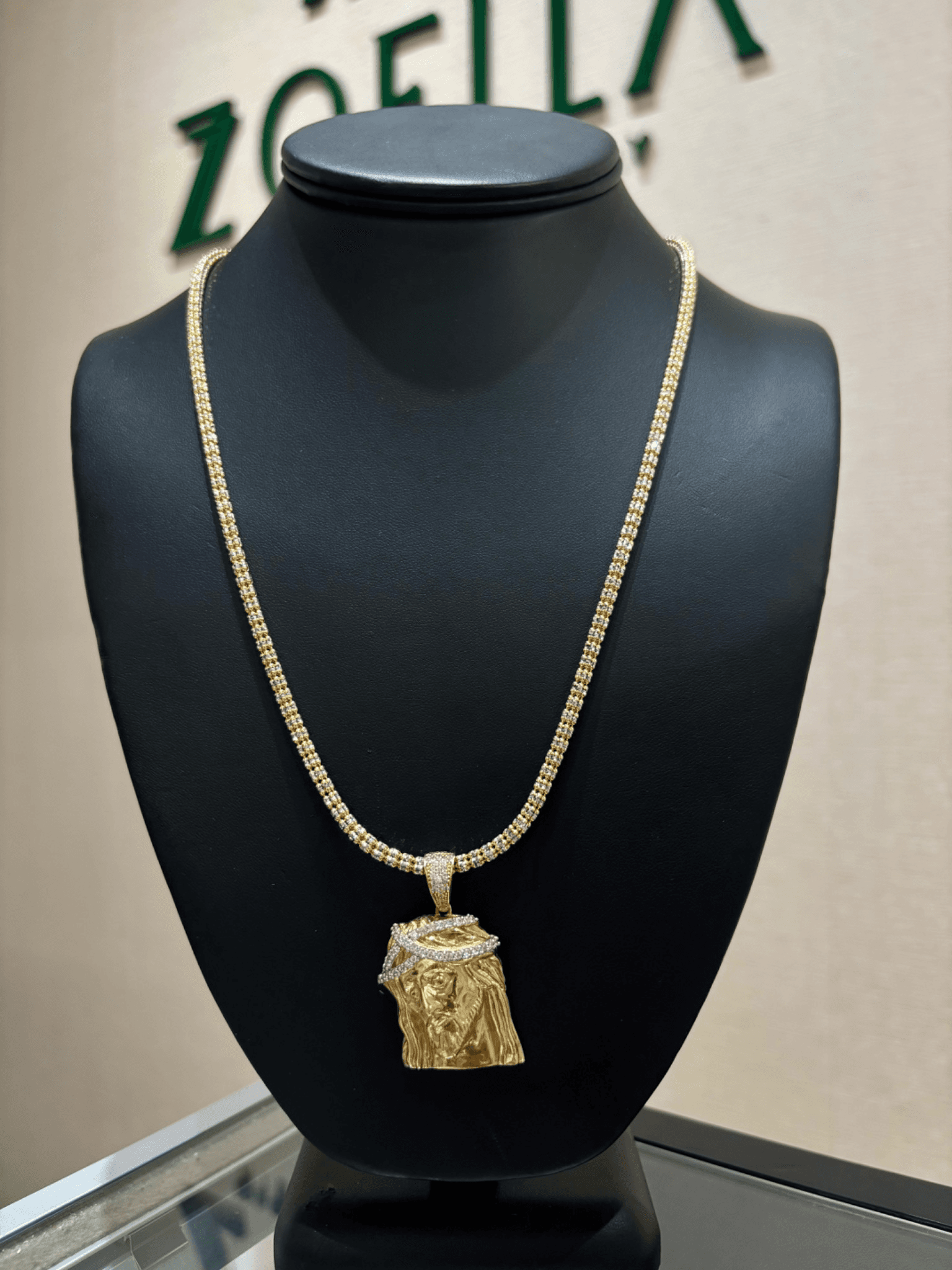 Jesus Bust Down – Gold Block Bundle